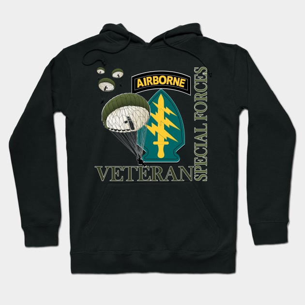 Airborne Special Forces Hoodie by MilitaryVetShop